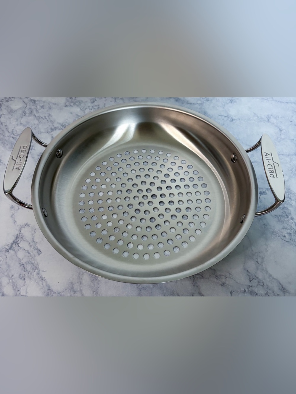 All-Clad Stainless Steel 11-Inch Round Outdoor Pan NWOT